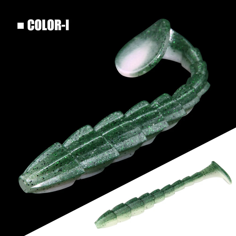 Spinpōler Paddle Tail Fishing Lure – Salted Soft Bait Swimbait (7cm / 9cm / 11.5cm) for Bass, Pike & Trout