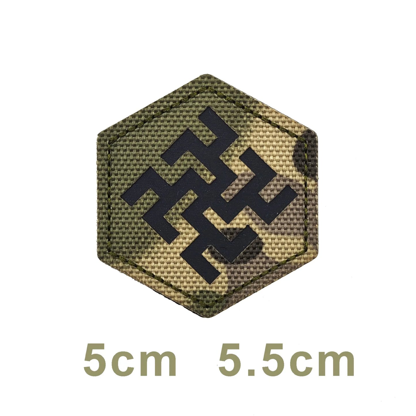 Cross Skull Tactical Patch – 3D Embroidered Skeleton Finger Emblem for Tactical Vests, Backpacks, Jackets & Outdoor Gear
