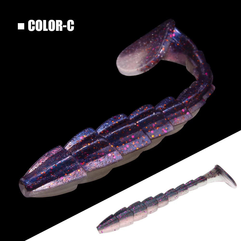 Spinpōler Paddle Tail Fishing Lure – Salted Soft Bait Swimbait (7cm / 9cm / 11.5cm) for Bass, Pike & Trout