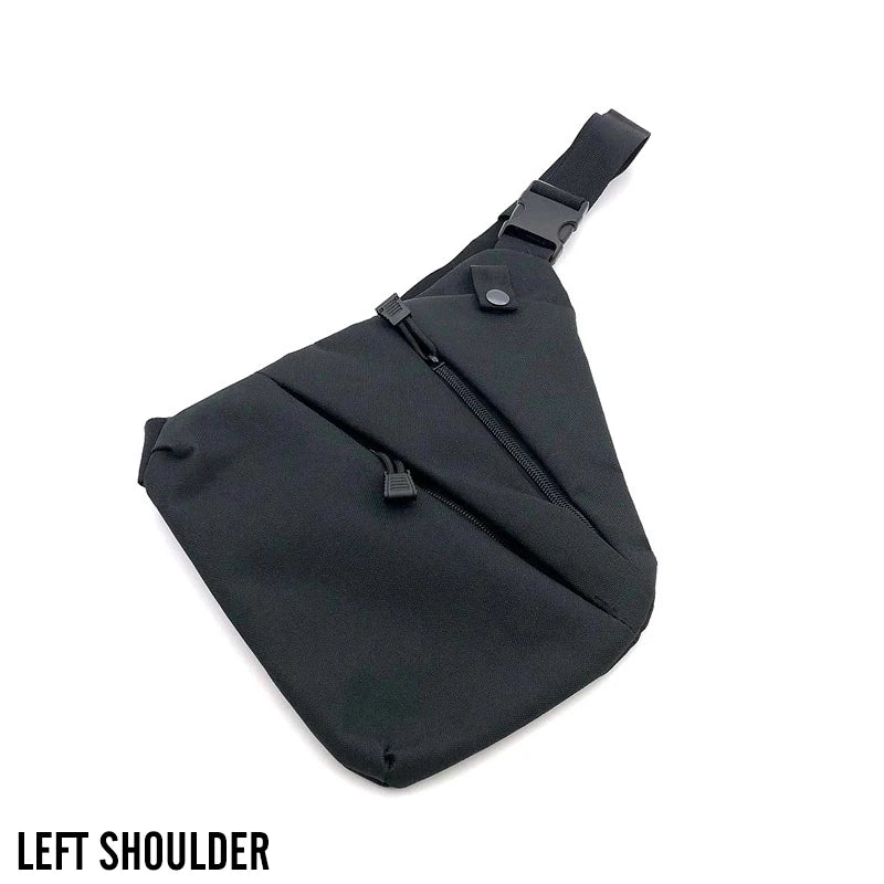 Tactical Chest Shoulder Bag – Concealed Nylon Holster Pack for Hunting, Hiking & Off-Grid Carry | Left/Right Fit