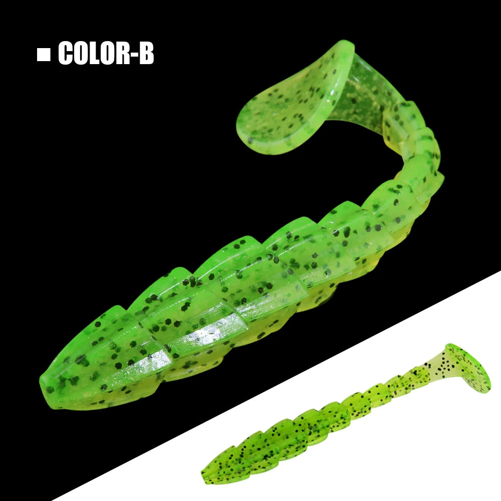 Spinpōler Paddle Tail Fishing Lure – Salted Soft Bait Swimbait (7cm / 9cm / 11.5cm) for Bass, Pike & Trout