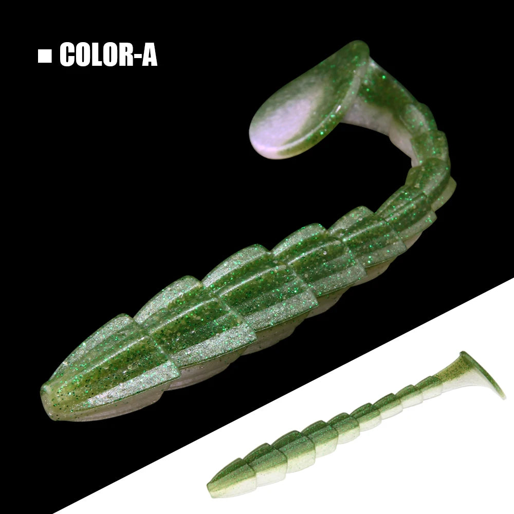 Spinpōler Paddle Tail Fishing Lure – Salted Soft Bait Swimbait (7cm / 9cm / 11.5cm) for Bass, Pike & Trout
