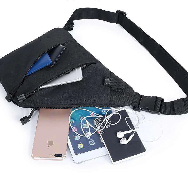 Tactical Chest Shoulder Bag – Concealed Nylon Holster Pack for Hunting, Hiking & Off-Grid Carry | Left/Right Fit