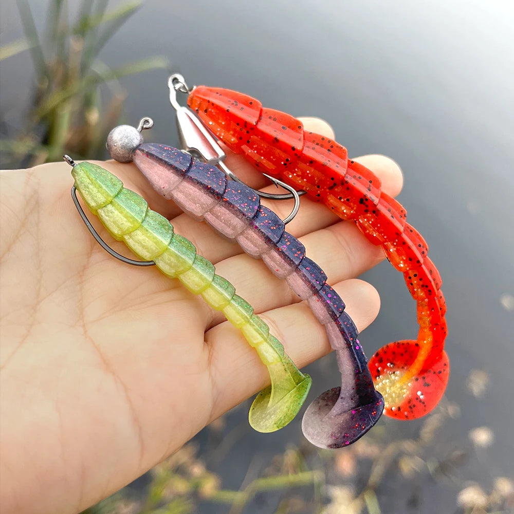 Spinpōler Paddle Tail Fishing Lure – Salted Soft Bait Swimbait (7cm / 9cm / 11.5cm) for Bass, Pike & Trout