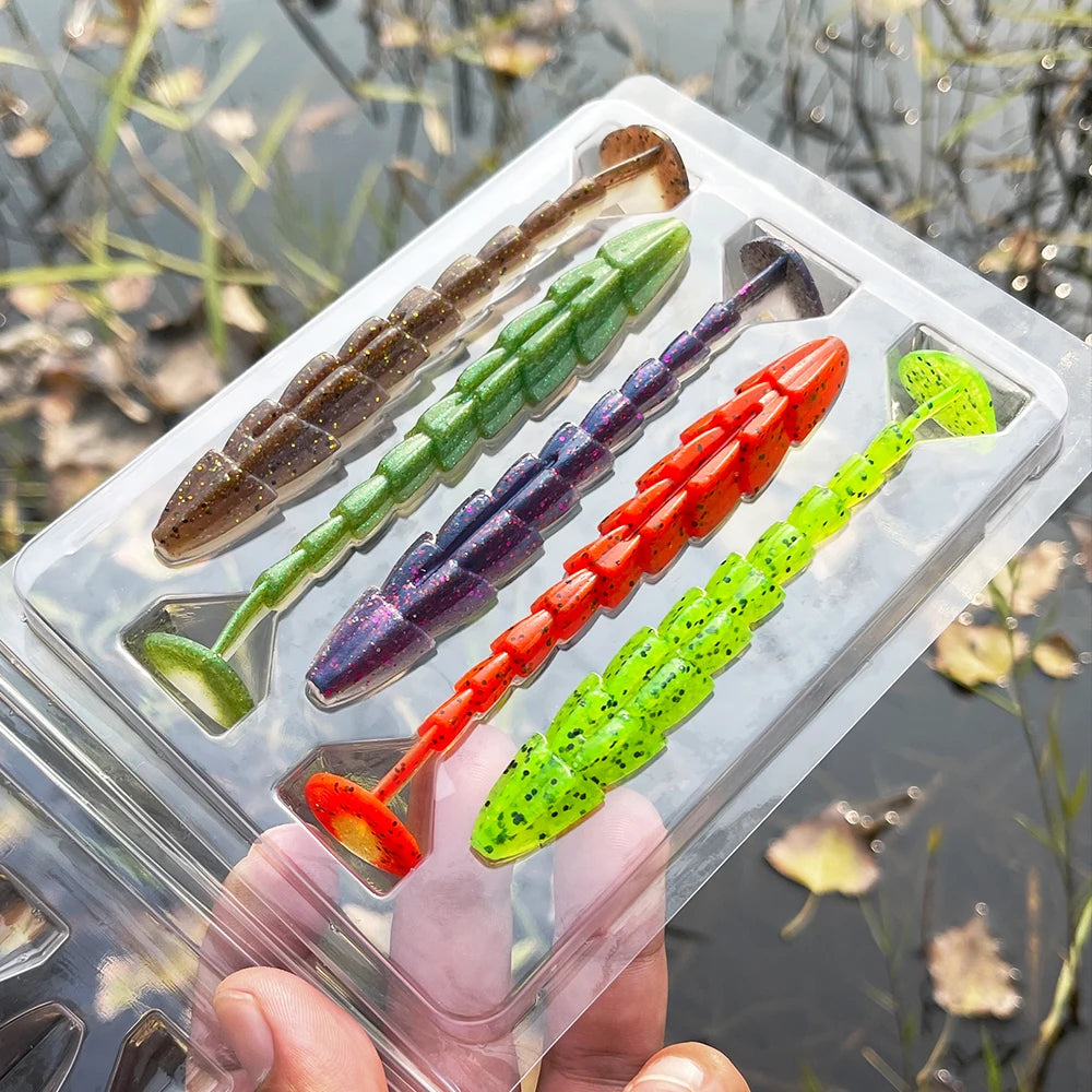 Spinpōler Paddle Tail Fishing Lure – Salted Soft Bait Swimbait (7cm / 9cm / 11.5cm) for Bass, Pike & Trout