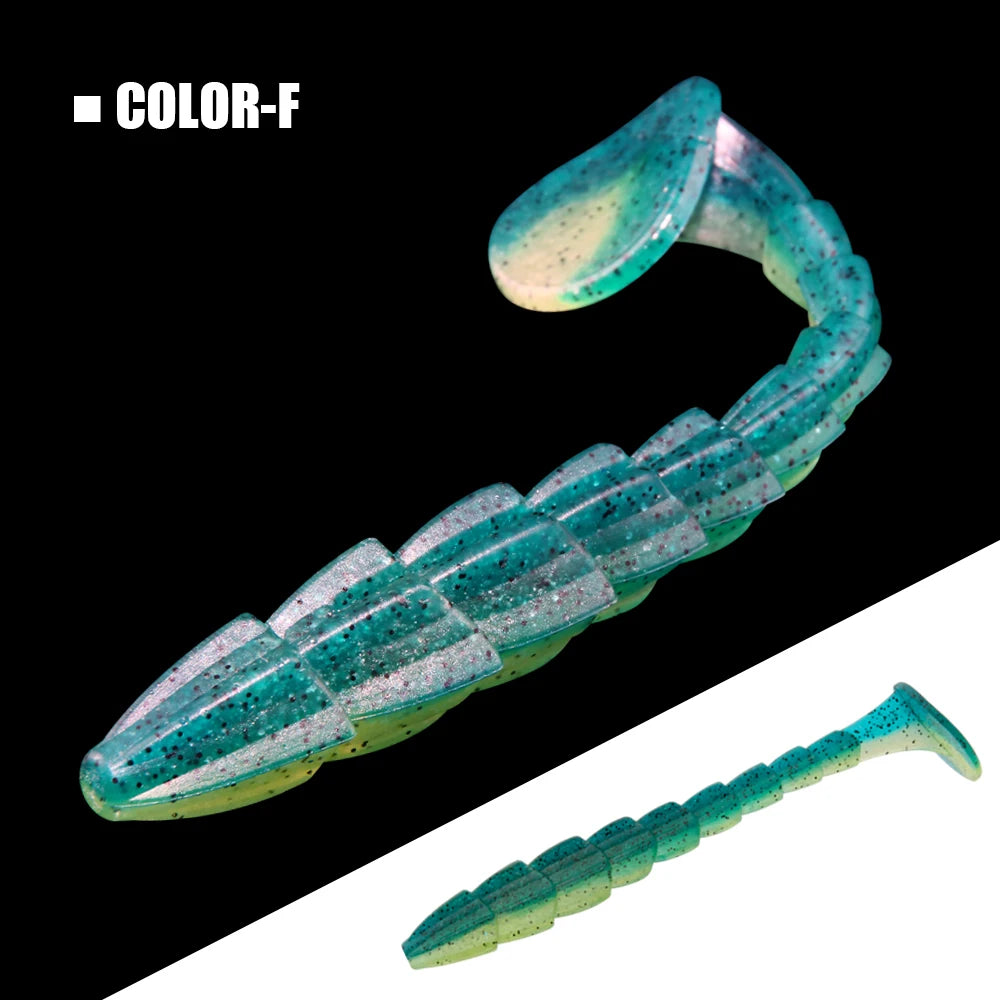 Spinpōler Paddle Tail Fishing Lure – Salted Soft Bait Swimbait (7cm / 9cm / 11.5cm) for Bass, Pike & Trout