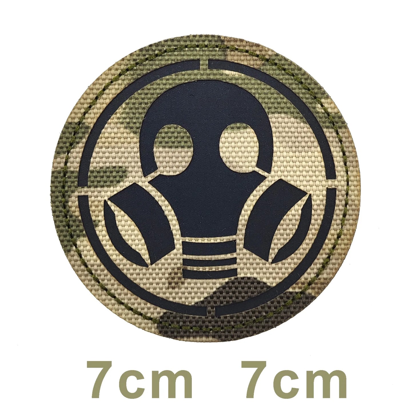 Cross Skull Tactical Patch – 3D Embroidered Skeleton Finger Emblem for Tactical Vests, Backpacks, Jackets & Outdoor Gear